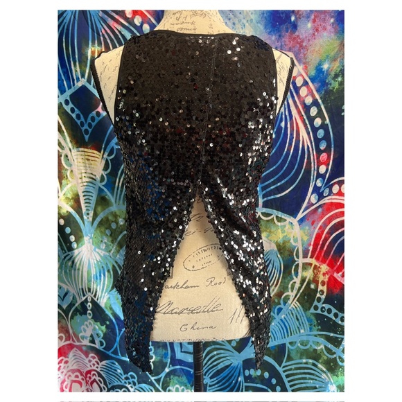 Express Sequined Tank Top - Picture 2 of 3